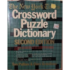🧨New York Times Crossword Puzzle Dictionary 2nd Edition by Tom Pulliam